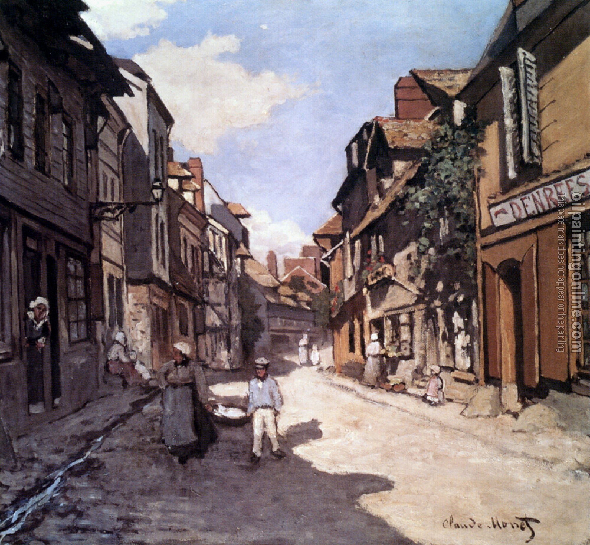 Monet, Claude Oscar - Rue De La Bavolle, Honfleur